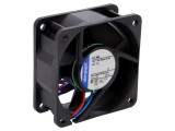 Ventilator axial 12V DC 60x60x25mm 56m&sup3;/h 43dBA cu bilă
