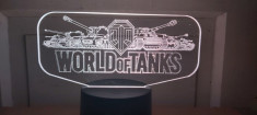 Lampa decor led World of Tanks foto