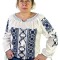 Bluza tip ie traditionala, dama ML 185 albastru, marime L
