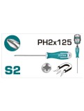 TOTAL - Surubelnita Phillips- PH2 - 6.0mm - 125mm