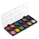Set de acuarele cu pensulă, 12 culori, multicolor, CMCLASS