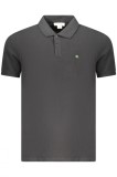 Calvin Klein Jeans Tricou polo barbati, cu mini logo brodat, Regular fit, Negru, M