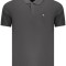 Calvin Klein Jeans Tricou polo barbati, cu mini logo brodat, Regular fit, Negru