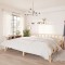 Gossi cadru de pat super king, 180x200 cm, lemn masiv de pin