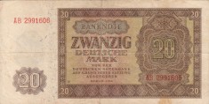 GERMANIA 20 mark 1948 VF!!! foto