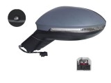 Oglinda exterioara Volkswagen Id.3, 11.2019-, montare stanga, reglaj electric; grunduit; incalzit; sticla asferica; geam cromat; rabatabil; 16 gauri