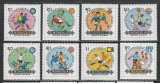 Mongolia 1982 - #349 Campionatul Mondial de Fotbal 8v MNH, Nestampilat