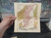 Hartă Scandinavia, Suedia de sud, Norvegia de sud și Danemarca, circa 1920, kartographie und druck Georg Westermann, Braunschweig, 181