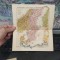Hartă Scandinavia, Suedia de sud, Norvegia de sud și Danemarca, circa 1920, kartographie und druck Georg Westermann, Braunschweig, 181