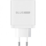 Cumpara ieftin Incarcator Retea cu Cablu USB-C BLUE Power BPCE04 65W 3.25A 1x USB-A &ndash; 2 x USB-C Alb