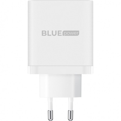 Incarcator Retea cu Cablu USB-C BLUE Power BPCE04 65W 3.25A 1x USB-A &amp;ndash; 2 x USB-C Alb foto
