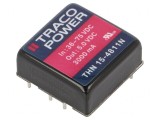 Convertor DC/DC 15W 36-75V la 5V 3A THN 15-4811N