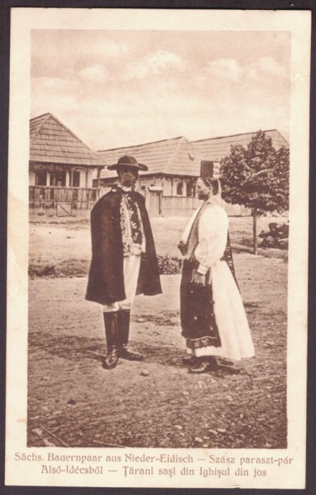 3548 - IGHISUL de JOS, Sibiu, Ethnic, Romania - old postcard - unused - 1916