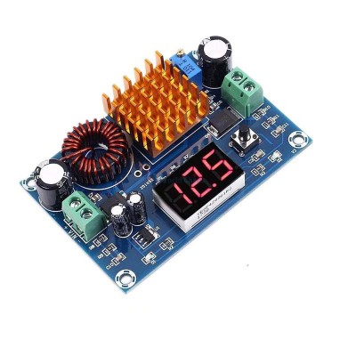 DC-DC converter step-up, IN: 3-35V, OUT: 5-45V (2.5A) cu voltmetru (DC.848) foto