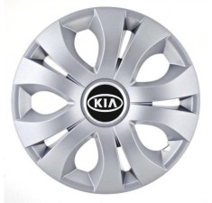 Set 4 Capace Roti Autohelix MSA&reg; potrivite jantelor de 16 inch, Compatibil Cu Kia, model Top Gray