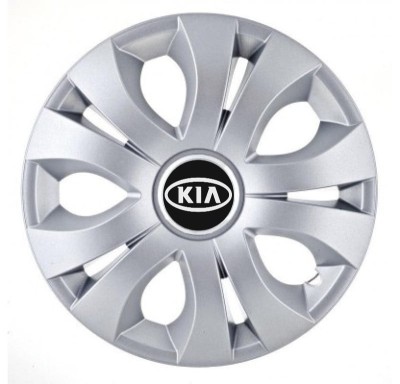 Set 4 Capace Roti Autohelix MSA&amp;reg; potrivite jantelor de 14 inch, Compatibil Cu Kia, model Top Gray foto