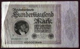 Germania 100.000 Mark 1923 litera T in stanga portretului o singura serie 228 **