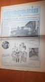 ziarul magazin 10 februarie 1990-art. satul dincu,jud. cluj,si muzeul antipa