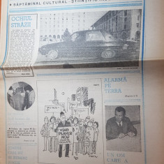 ziarul magazin 10 februarie 1990-art. satul dincu,jud. cluj,si muzeul antipa