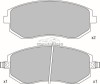 Set placute frana,frana disc SUBARU LEGACY V Combi (BM, BR) (2009 - 2016) KRIEGER 0950006348
