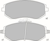 Set placute frana,frana disc SUBARU FORESTER (SJ) (2013 - 2016) KRIEGER 0950006348