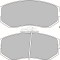 Set placute frana,frana disc SUBARU LEGACY V Combi (BM, BR) (2009 - 2016) KRIEGER 0950006348