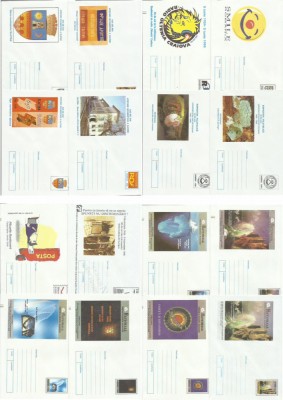 ROMANIA 1998 / 1999 - lot 115 intreguri postale - diverse teme - unele rare foto