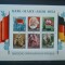1953 BLOC GERMANIA DDR NEDANTELAT ,STAMPILAT