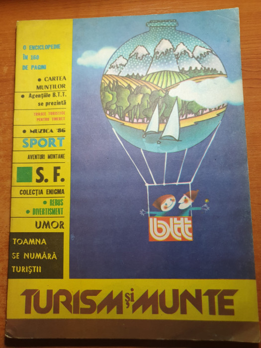 almanah BTT - turism si munte 1986-interviu florian pitis,art .si foto maramures