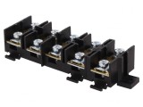 Regletă de conexiuni terminal cu şurub 16mm&sup2; 76A 5 piste
