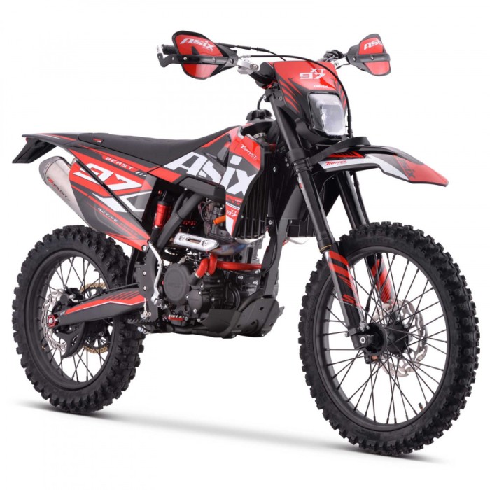 Motocicleta Cross/Enduro Asix XT97, 300cc, roti 21/18&quot;, culoare negru/rosu, porn... Cod Produs: MX_NEW A6XT9730021/18-4