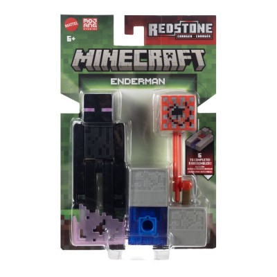 Minecraft craft a block figurina enderman 8cm foto