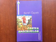 karel capek cartea apocrifelor carte povestiri beletristica editura humanitas 2004 / 184 pagini