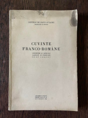 Contele de Saint-Aulaire Cuvinte Fraco-Romane. Cuvantari si articole adunate si publicate de un comitet foto