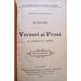Grigorie Alexandrescu - Scrieri in versuri si prosa (Editia: 1902)