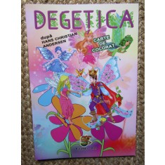 Degetica - Carte de colorat + poveste