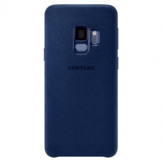 Husa Samsung EFXG960ALEGWW Alcantara pentru Samsung Galaxy S9 G960 Albastra foto