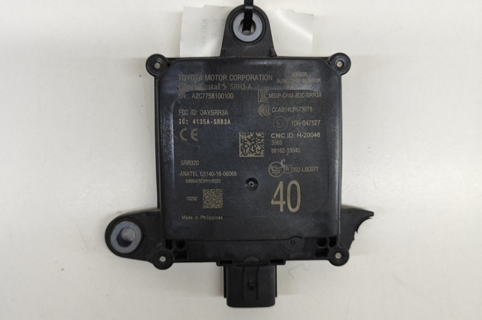 Modul de control unghi mort LEXUS ES _Z10_, _A10_, _H10_ 2021 OEM: 4135A-SRR3A,88162-33040,A2C7758100100 22758297