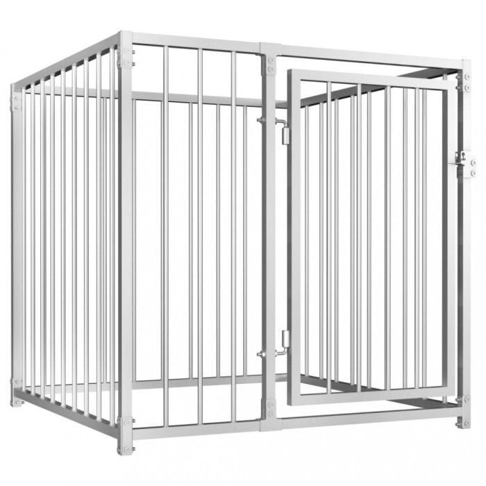 Padoc de c&acirc;ini pentru exterior, 100 x 100 x 100 cm