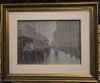 Tablou Henri Visconte Carusel Paris, Ulei/Panza 24x33cm, Pictura Semnata
