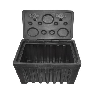 Lada pentru scule din plastic negru 460x580x800 mm foto