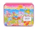 Puzzle &icirc;n Cutie Metalică 80 de Piese