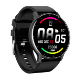 Ceas smartwatch si bratara fitness, rezistent la apa Culori: Roz/Negru, Aluminiu, Android Wear, Oem