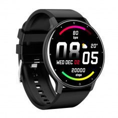 Ceas smartwatch si bratara fitness, rezistent la apa Culori: Roz/Negru