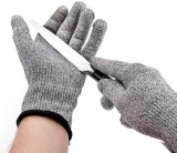 Mănuși Protecție Anti-Tăiere, Universale, Alb/Gri, Bucătărie, Gătit