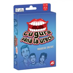Joc de Societate, AS, Cu Gura P&acirc;nă la Urechi, 60 Cartonașe, Clepsidră, Multicolor