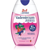 Vademecum Junior 2 in 1 pasta de dinti si apa de gura 2 &icirc;n 1 pentru copii 6 + ani 75 ml