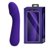 Vibrator Punctul G Cetus, Violet, 15 cm, Pretty Love