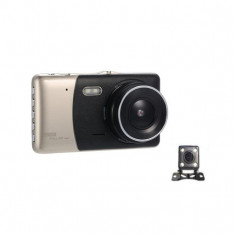 Camera auto FHD 1080P dubla metalica, cu ecran de 4 inch ElectriXtm EL6200 foto