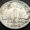 Moneda istorica 1 FRANC - FRANTA, anul 1943 * cod 3931